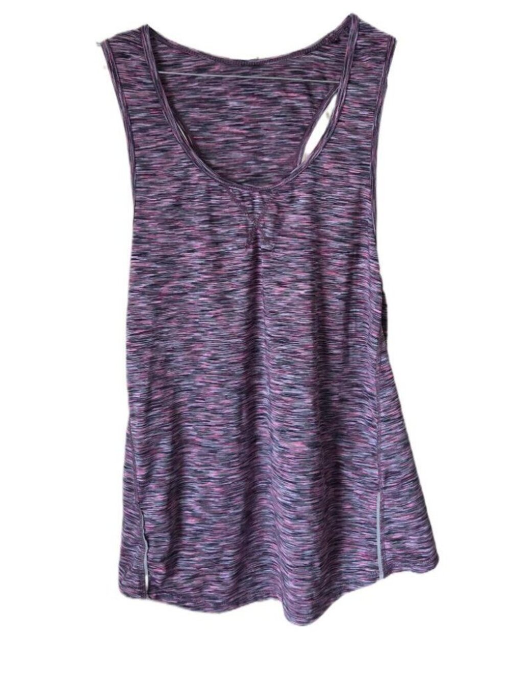 Tangerine Pink/Gray Women's Activewear Top